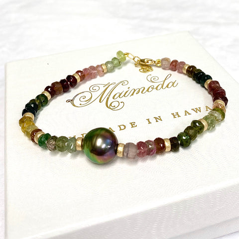 Bracelet MAYRA - tourmaline (B494)