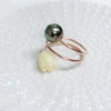 Pikake ring - tahitian pearl (R202)