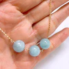 Necklace MADDI - aquamarine (N433)