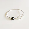 Bangle Halia - tahitian pearl (B122)