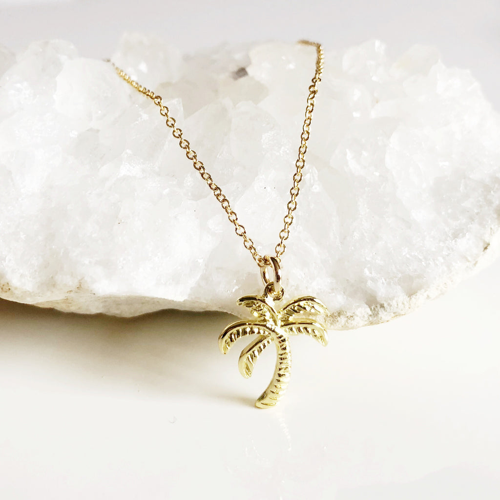 Palm tree necklace (N276)