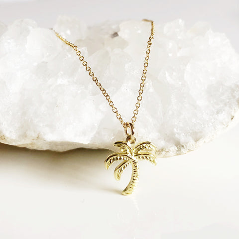 Palm tree necklace (N276)