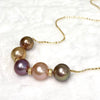NEW 5 Edison pearls necklace