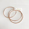 Carly bangles set- rose gold (B183)