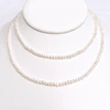 Necklace CELIA - white keshi pearls