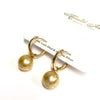 Earrings NOELA - Round pearl ( E585)