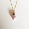 Pineapple pearl necklace - pink Edison pearl (N303)