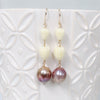 Pikake earrings - Edison pearl (E566)