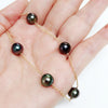 Necklace SIENNA - tahitian pearls (N325)