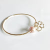 Cherry Blossom bangle- pink pearl (B354)