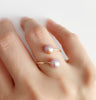 Ring Leia - pink pearls  (R143)