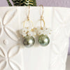 Earrings KIRA - moonstone (E529)