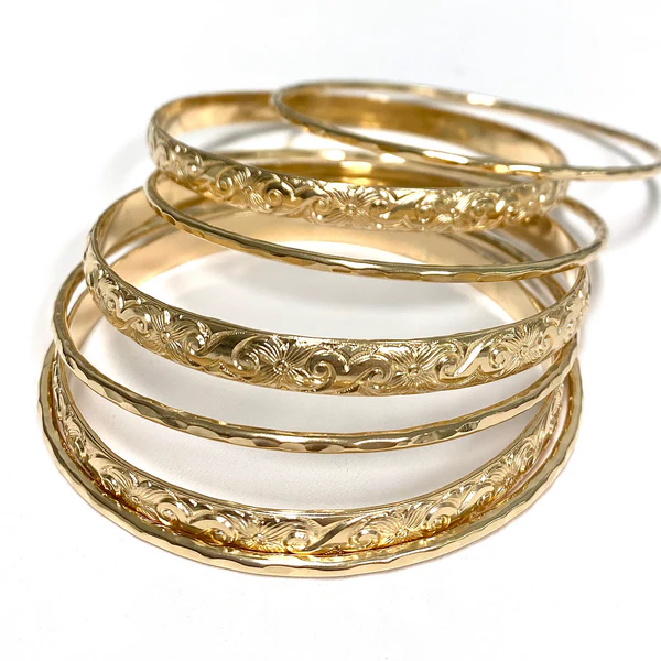 ATHENA bangle set - 6mm bangles (B484)