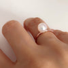Ring ELVANI - white pearl (R175)