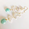 Earrings CAMILLE - amazonite (E522)