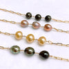 Bracelet LYLIA - Fireball Edison pearls (B573)