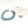 Bracelet CORA - aquamarine (B546)