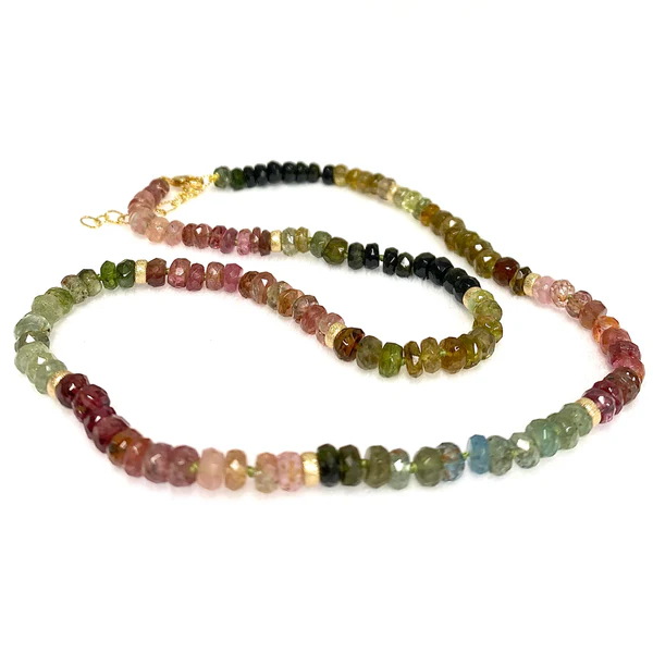 Necklace ARIA - tourmaline (N373)