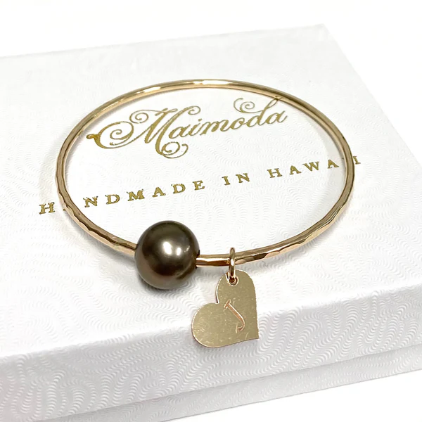 Bangle VICCI - Tahitian pearl (B545)