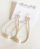 Earrings ETHEL - white pearls