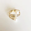 Ring IHILANI - white pearls (R167)