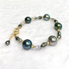 Bracelet ERIS - keshi & round Tahitian pearl (B506)