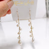 Earrings CHARIS - keshi pearls (E618)