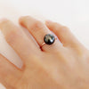 Ring ELVANI - tahitian pearl (R174)