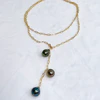 Necklace YOZA - Tahitian pearls (N416)