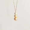 Necklace ARYA - golden ombré (N298)