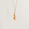 Necklace ARYA - golden ombré (N298)