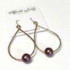 Earrings MOLLY - lavender Edison pearls (E576)