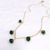 Necklace IVANAH - emerald (N389)