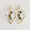 Earring Yuri - labradorite (E265)