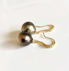 Earrings Irene - Tahitian pearls dangle (E224)