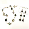 Earrings PUALANI - Tahitian pearls (E592)