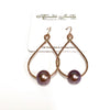 Earrings STELLA - lavender Edison pearls (E580)
