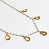 Necklace IVANNA - citrine (N332)