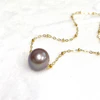 Necklace KEALANI - lavender Edison pearl (N379)