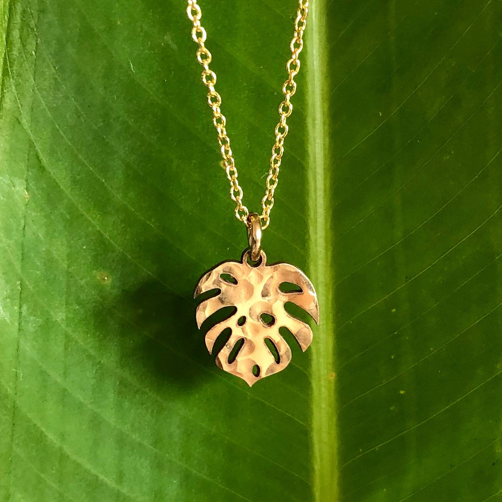 Monstera necklace (N285)