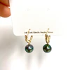 Earrings NOELA - Tahitian pearl (E587)