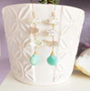 Earrings CAMILLE - amazonite (E522)