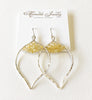 Earrings Wren - Citrine (E321)