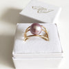 Ring LOELA - lavender Edison pearl (R197)