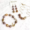 Earrings RAYE - Edison pearls (E595)