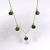 Necklace IVANAH - emerald (N389)