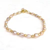 Bracelet ARIA - pink keshi pearls (B524)