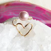 Ring Eden - pink Edison pearl (R186)