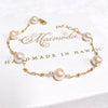 Bracelet YULIE - Akoya pearls (B555)