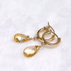 Earrings NOELA - citrine (E626)
